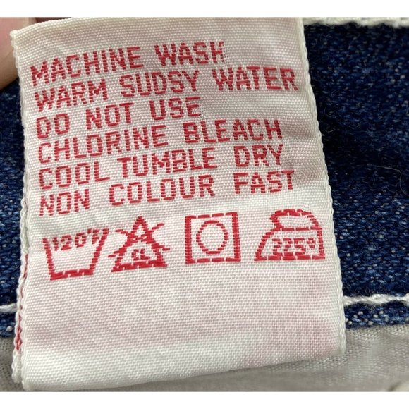 Vintage 80s Jean Skirt High Waisted Size 9 - Picture 8 of 8